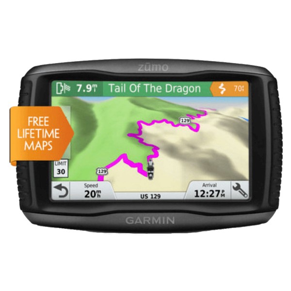 Garmin zumo 595lm toda europa gps para motos 5'' táctil resistente al agua