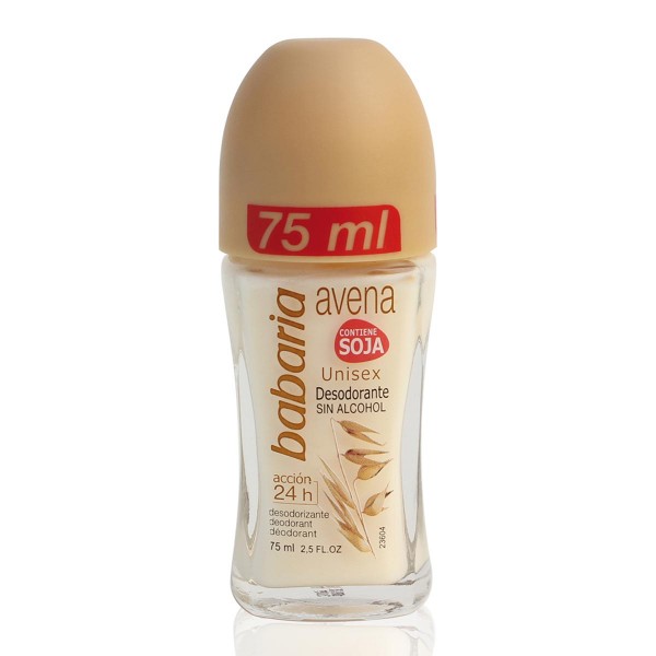 Babaria avena desodorante roll-on sin alcohol contiene soja 75ml