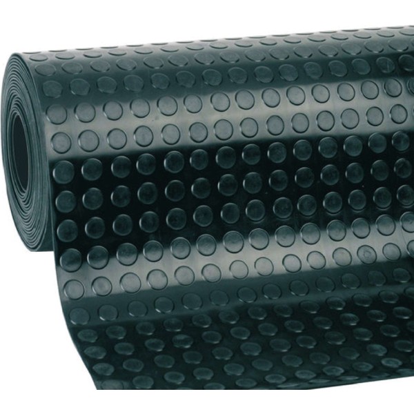 Alfombra caucho-goma círculos 1,2 x 10 m