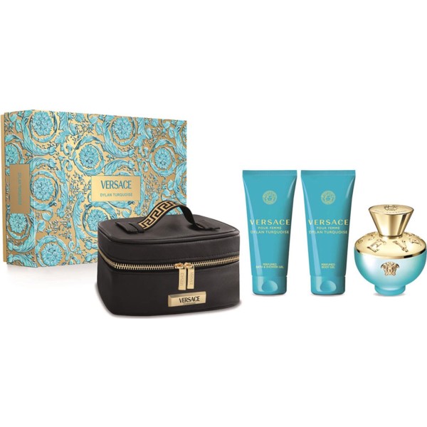Versace pour femme dylan turquoise eau de toilette 100ml vaporizador + gel de baño 1u + body oil 1u