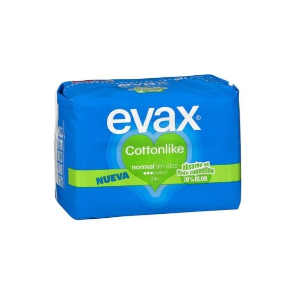 Evax Cottonlike normal sin alas 24u