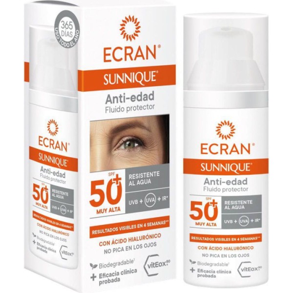 Ecran sunnique fluido protector anti-edad spf50+ 50ml