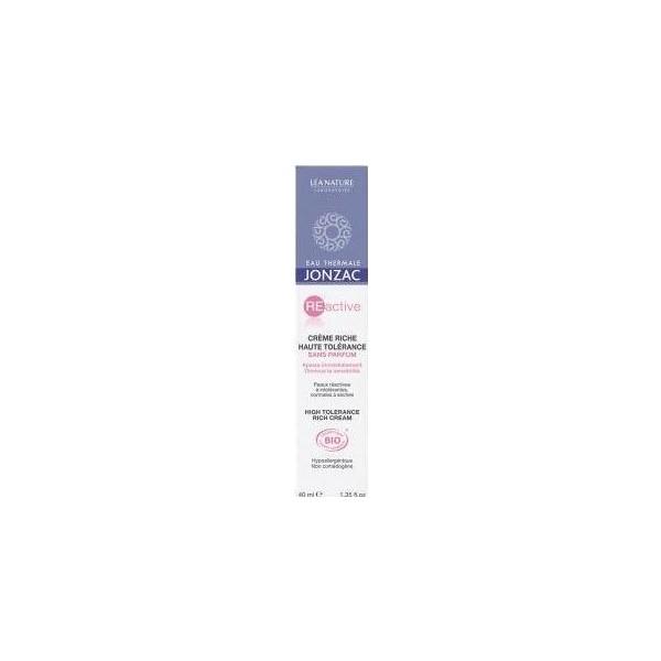 Reactive Crema Rica Alta Tolerancia 40Ml. Bio