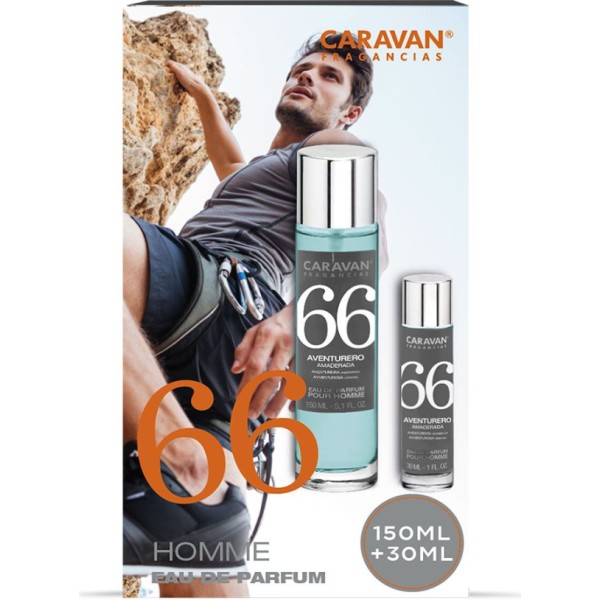 Estuche eau de parfum caravan nº 66, 150 + 30 ml señor