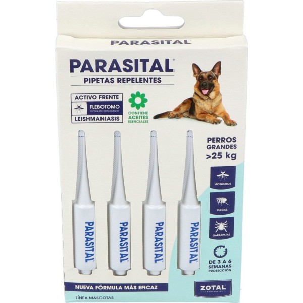Parasital Pipeta Antiparasitario Perros Grandes